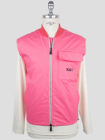 Kiton Knt Pink Cotton Coat Gilet