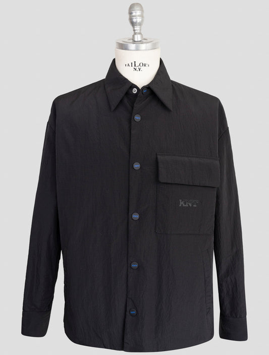 Kiton Knt Black Pa Coat
