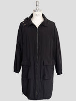 Kiton Knt Black Pa Overoat