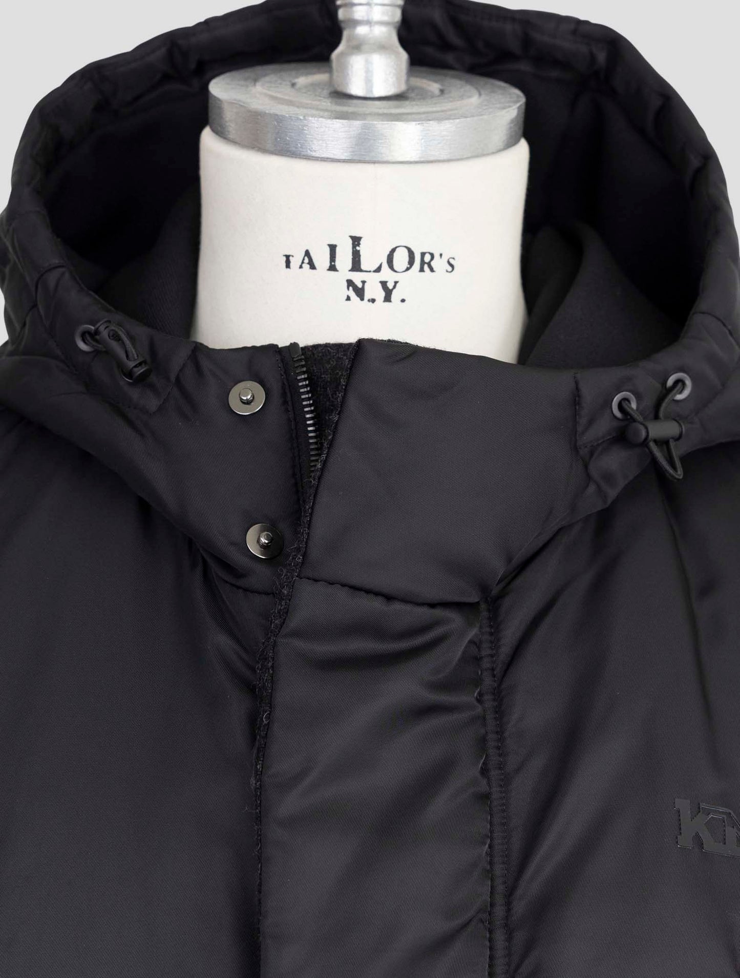 Kiton Knt Black Pa Overoat