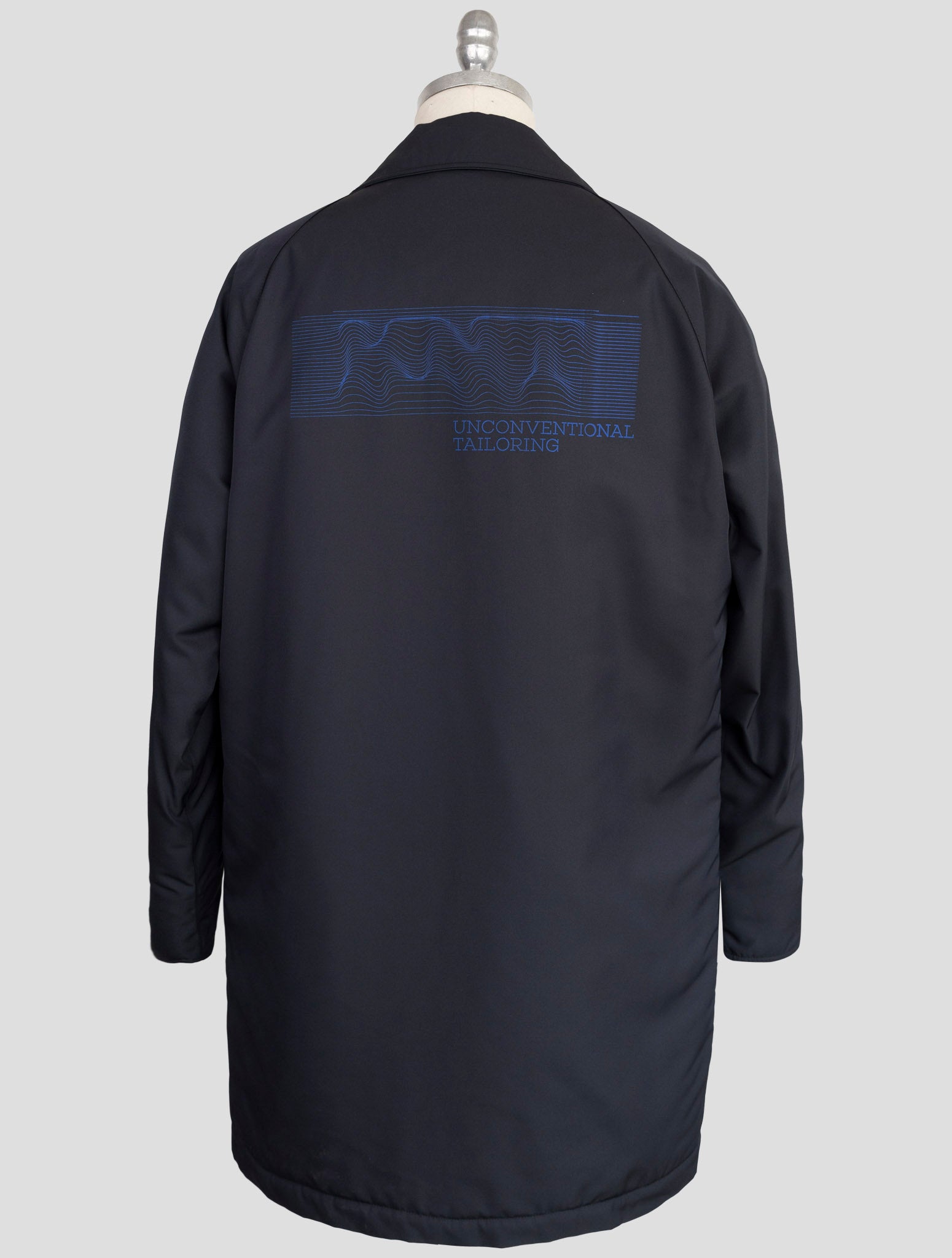 Kiton Knt Blue Pl Overoat