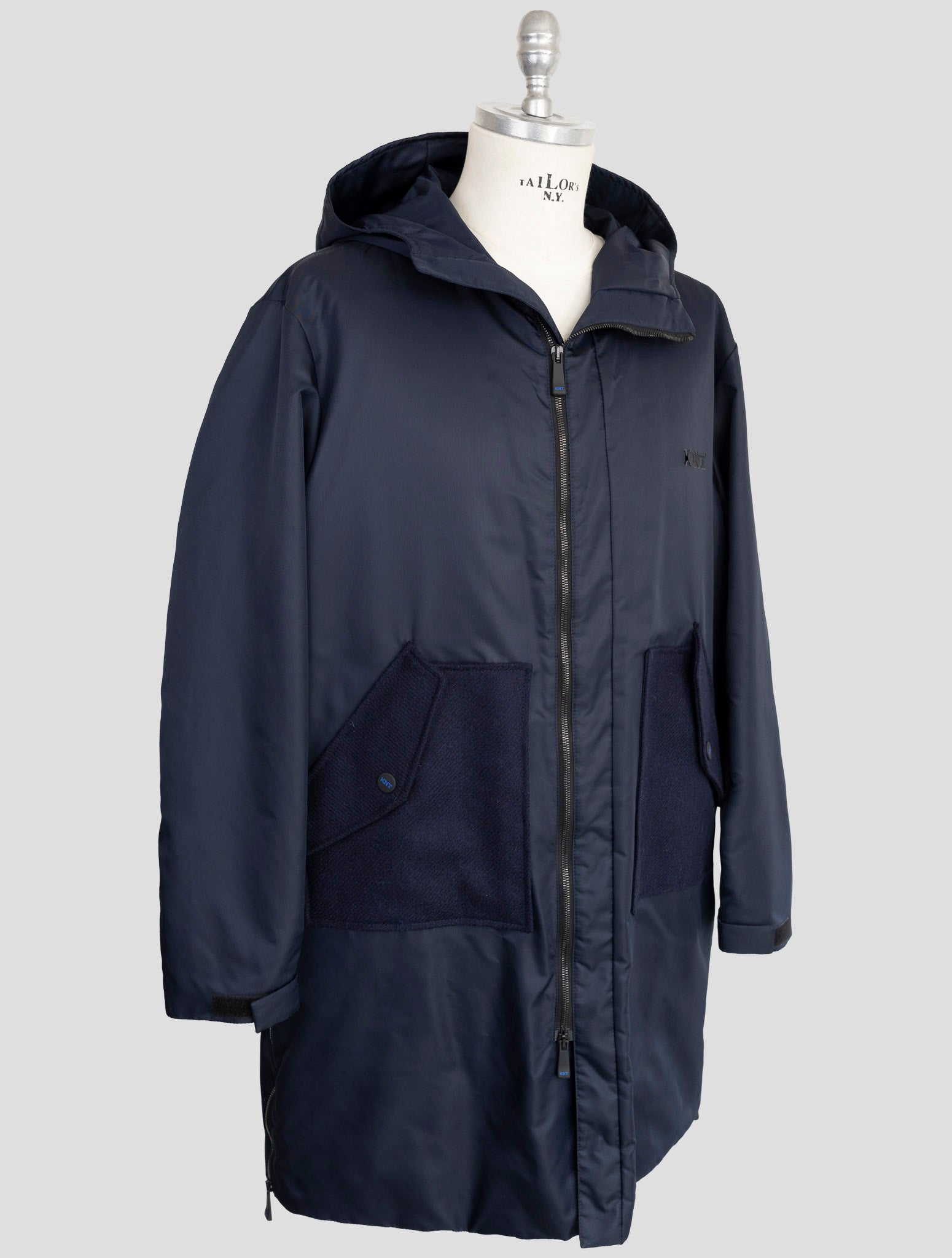 Kiton Knt Blue Pa Overoat