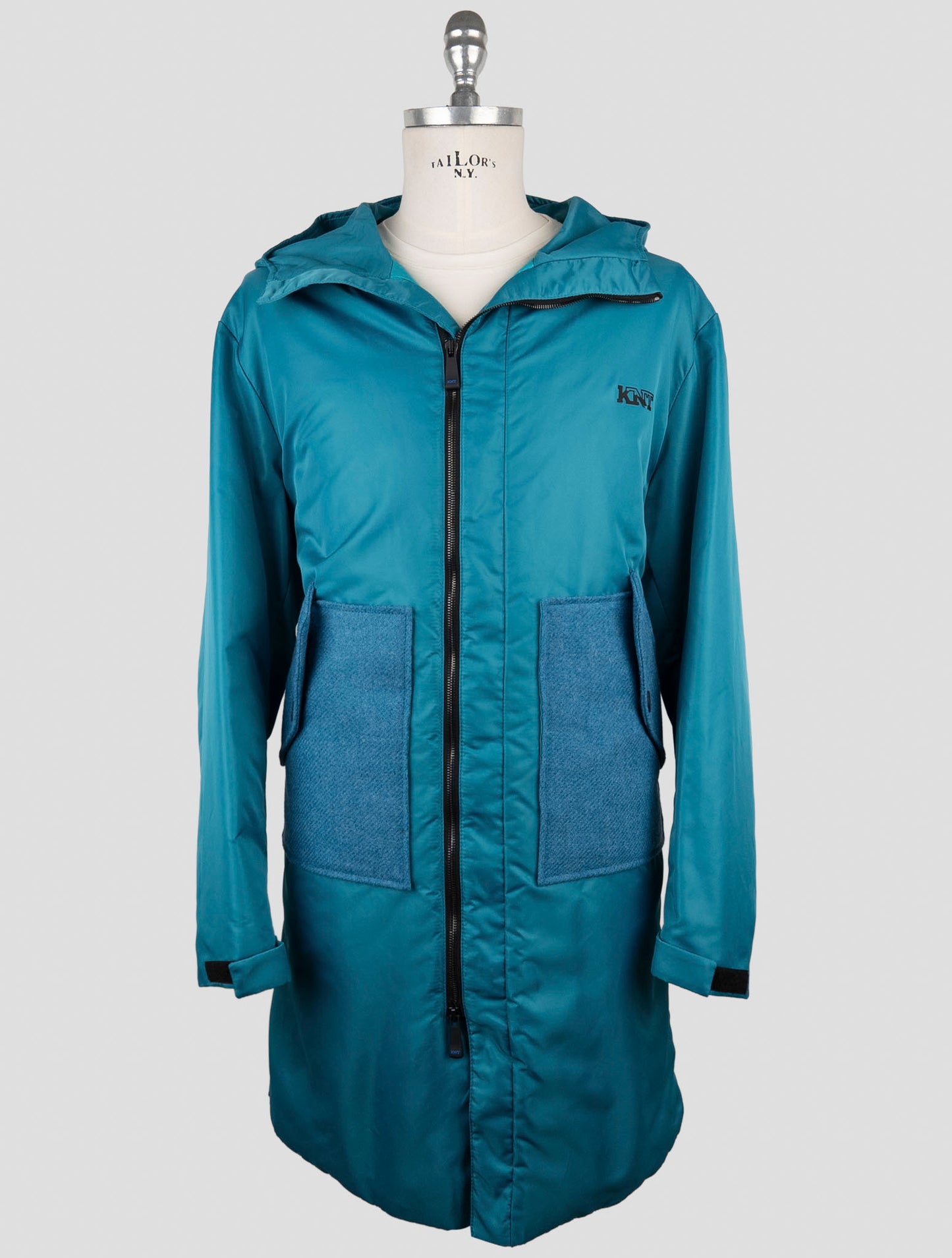 Kiton Knt Light Blue Pa Overoat