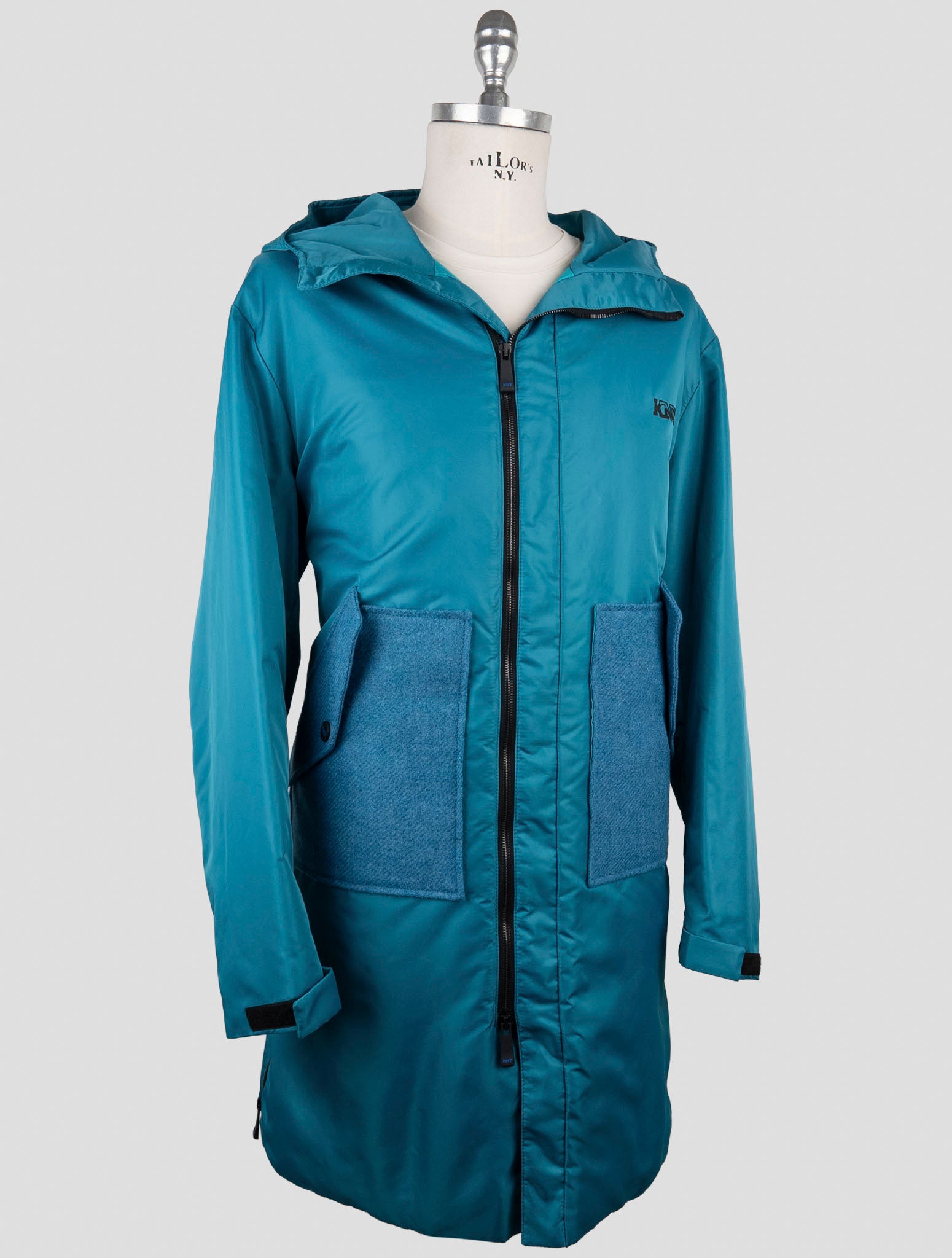 Kiton Knt Light Blue Pa Overoat