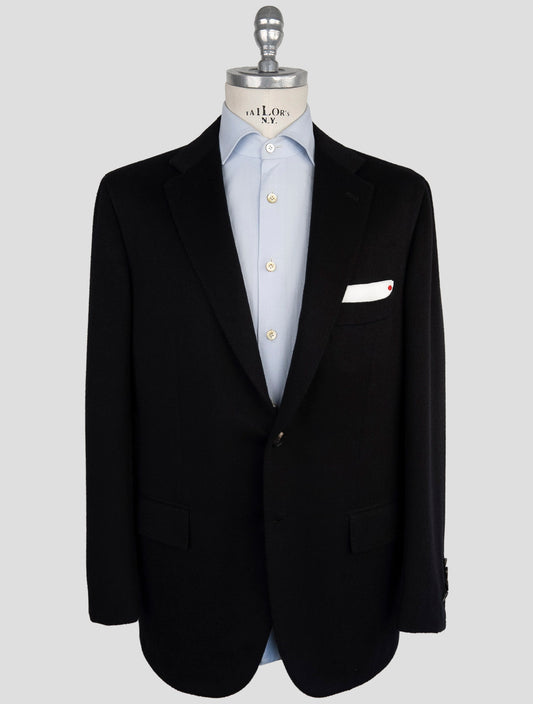 Kiton Black Cashmere Blazer