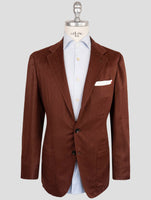 Kiton Brown Vicuna Peru Silk Blazer