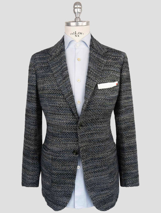 Kiton Multicolor Cashmere Silk Blazer