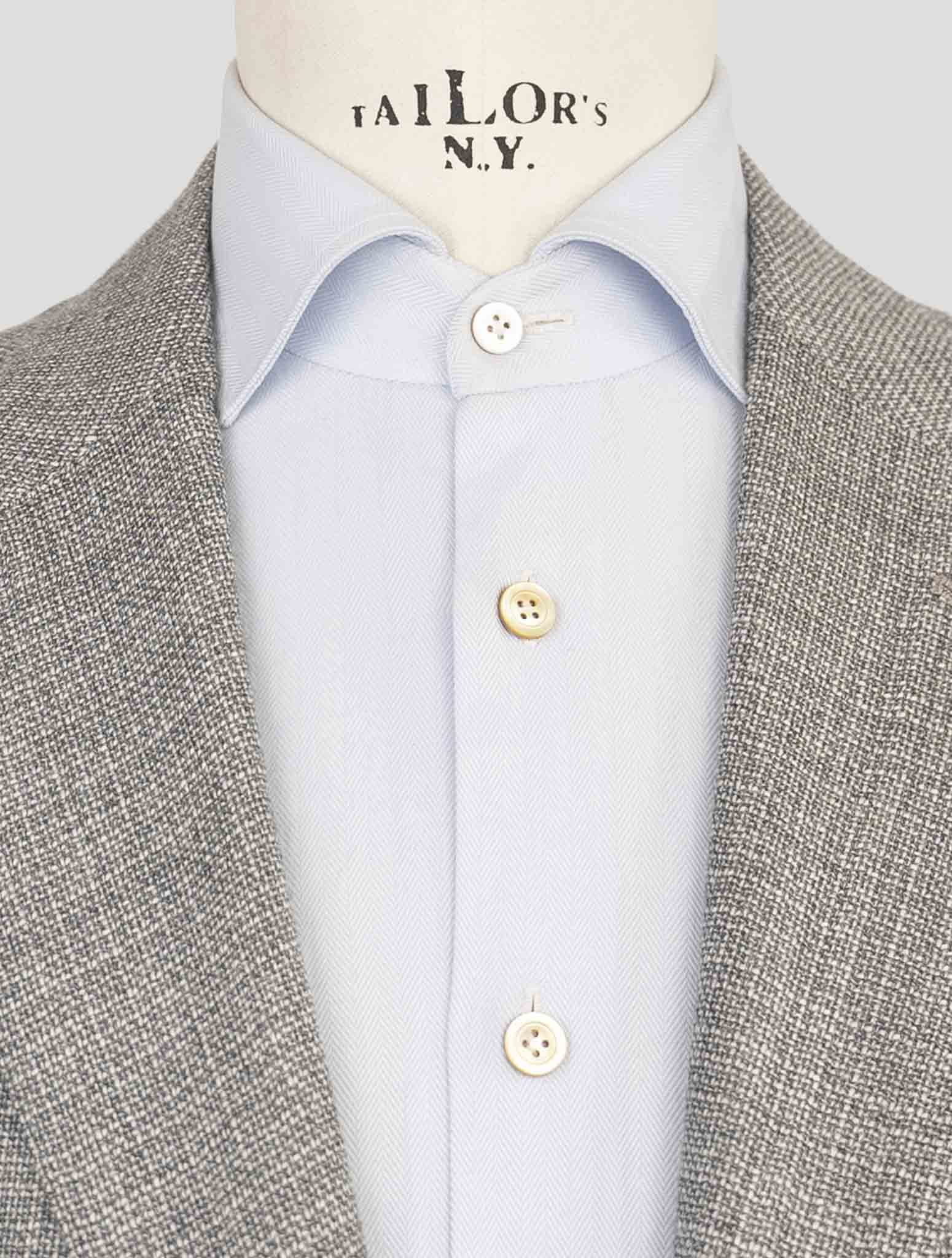 Kiton Gray Cashmere Blazer