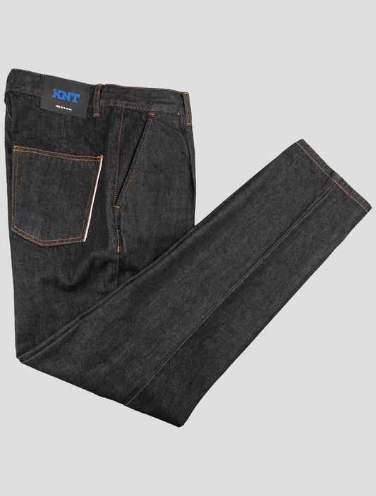 Kiton Knt Dark Gray Cotton Pe Jeans