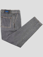 Kiton Knt Dark Gray Cotton Pe Jeans