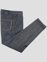 Kiton Knt Blue Cotton Pe Jeans