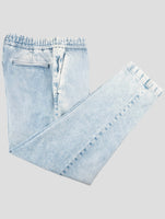 Kiton Knt Light Blue Cotton Ea Pants