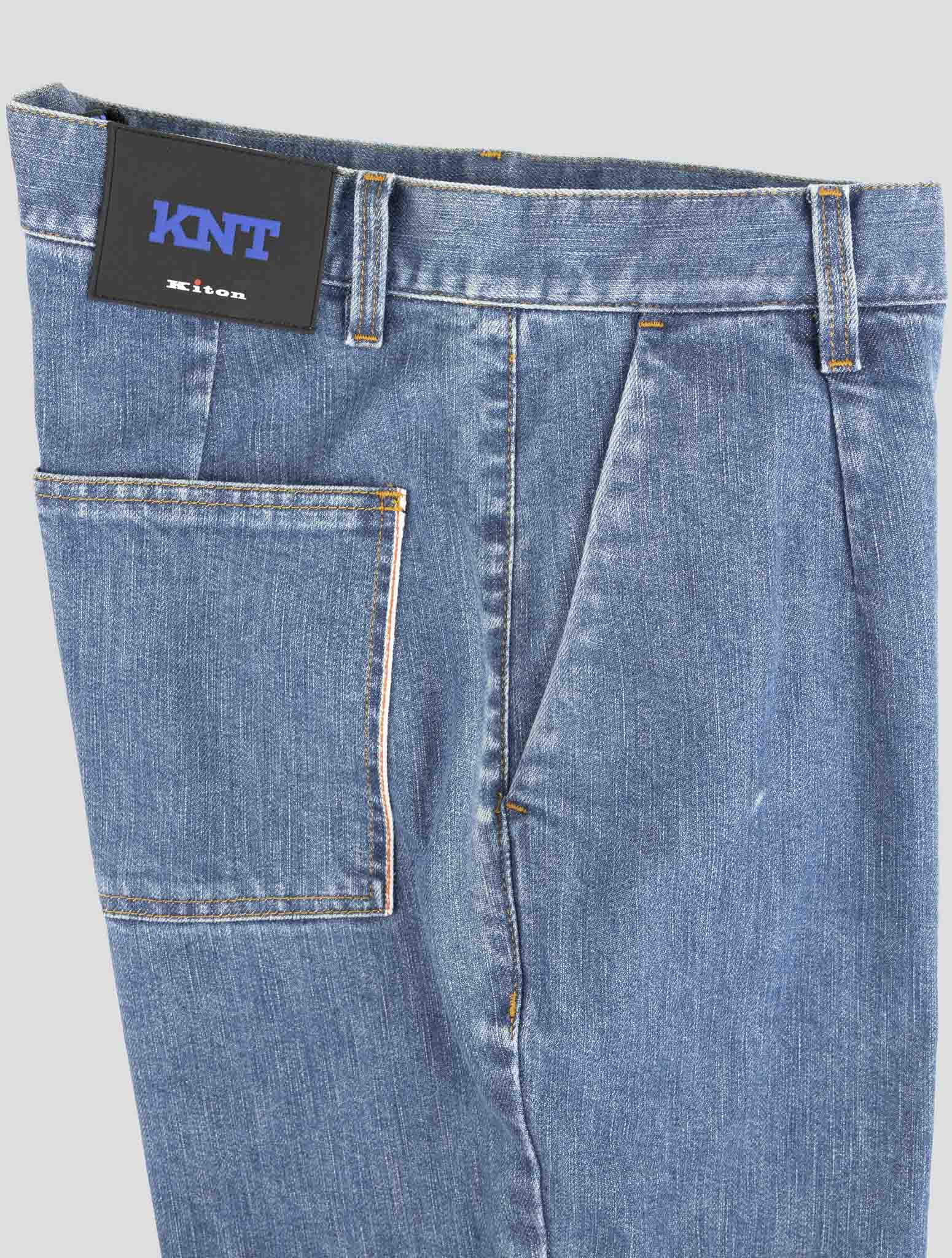 Kiton Knt Denim Cotton Jeans
