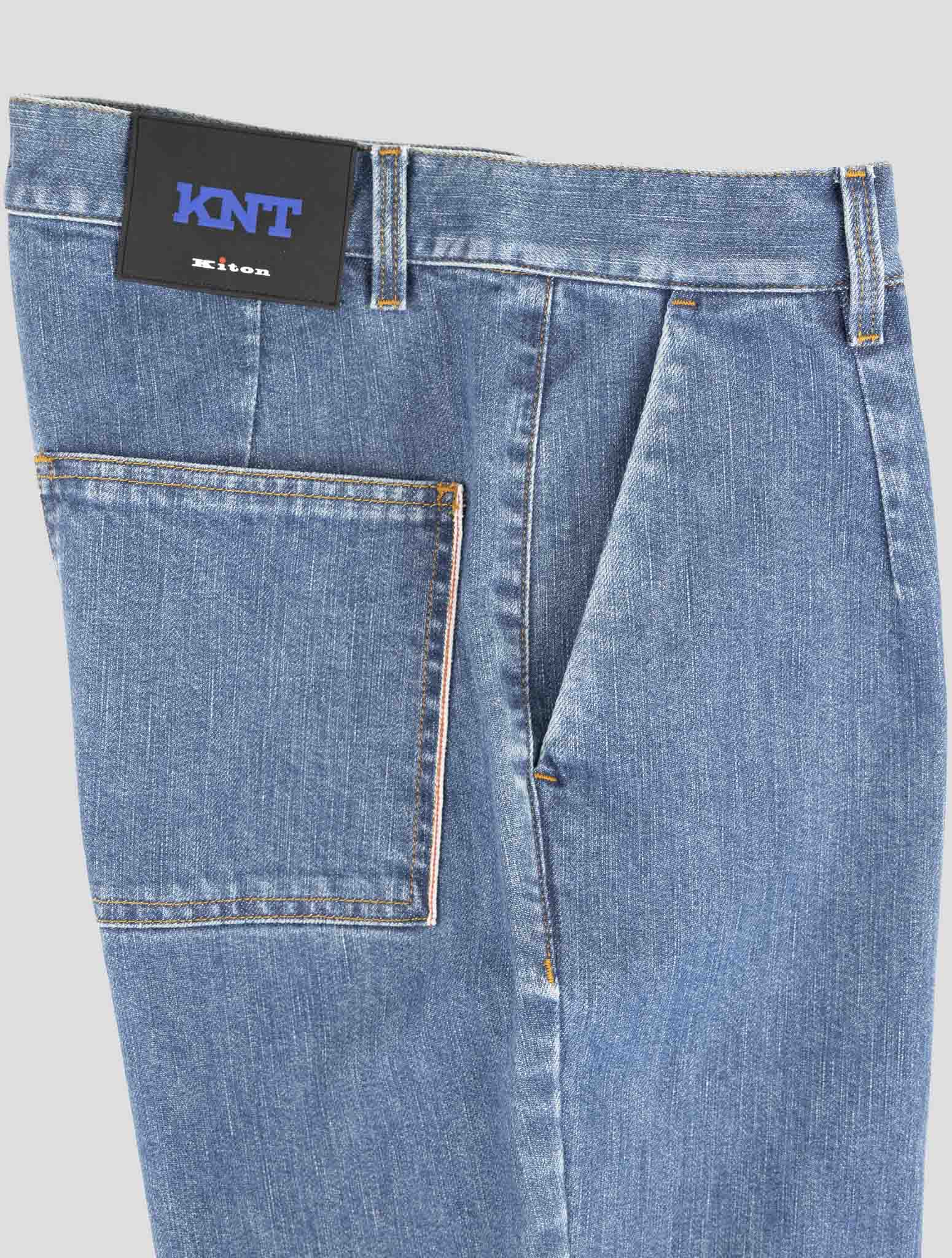 Kiton Knt Denim Cotton Jeans