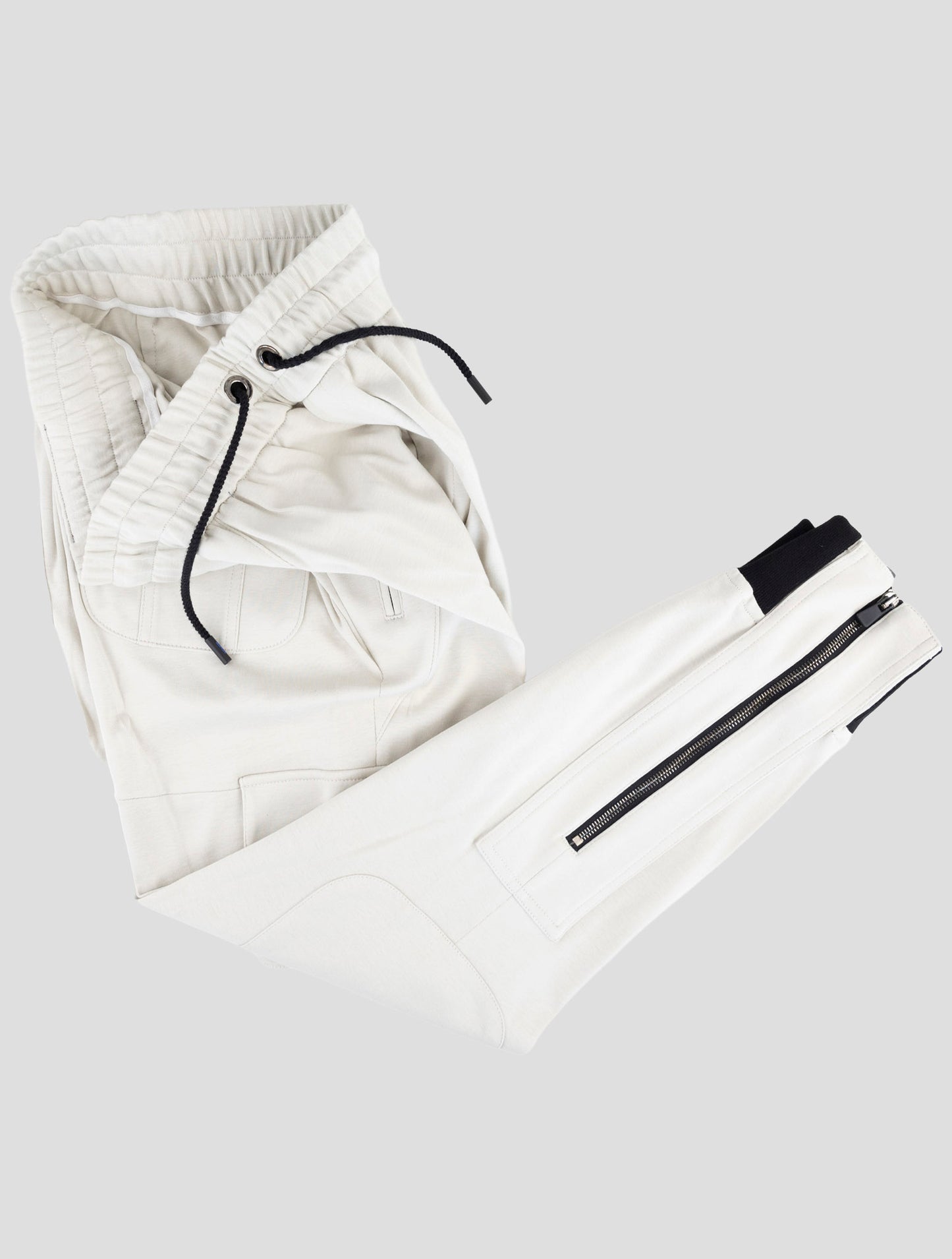 Kiton Knt Beige Cotton Cargo Pants