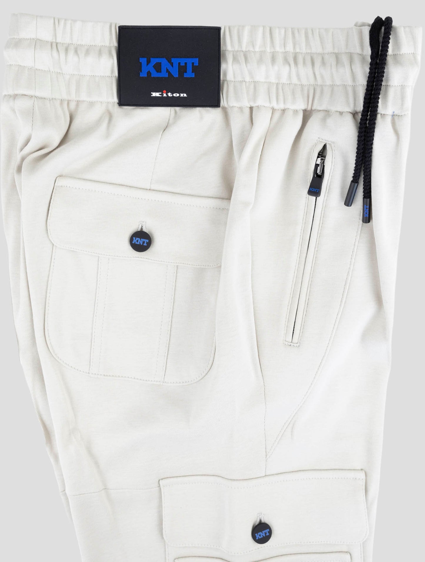 Kiton Knt Beige Cotton Cargo Pants