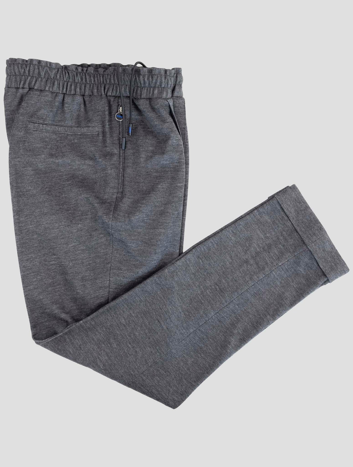 Kiton Knt Gray Virgin Wool Cashmere Pants