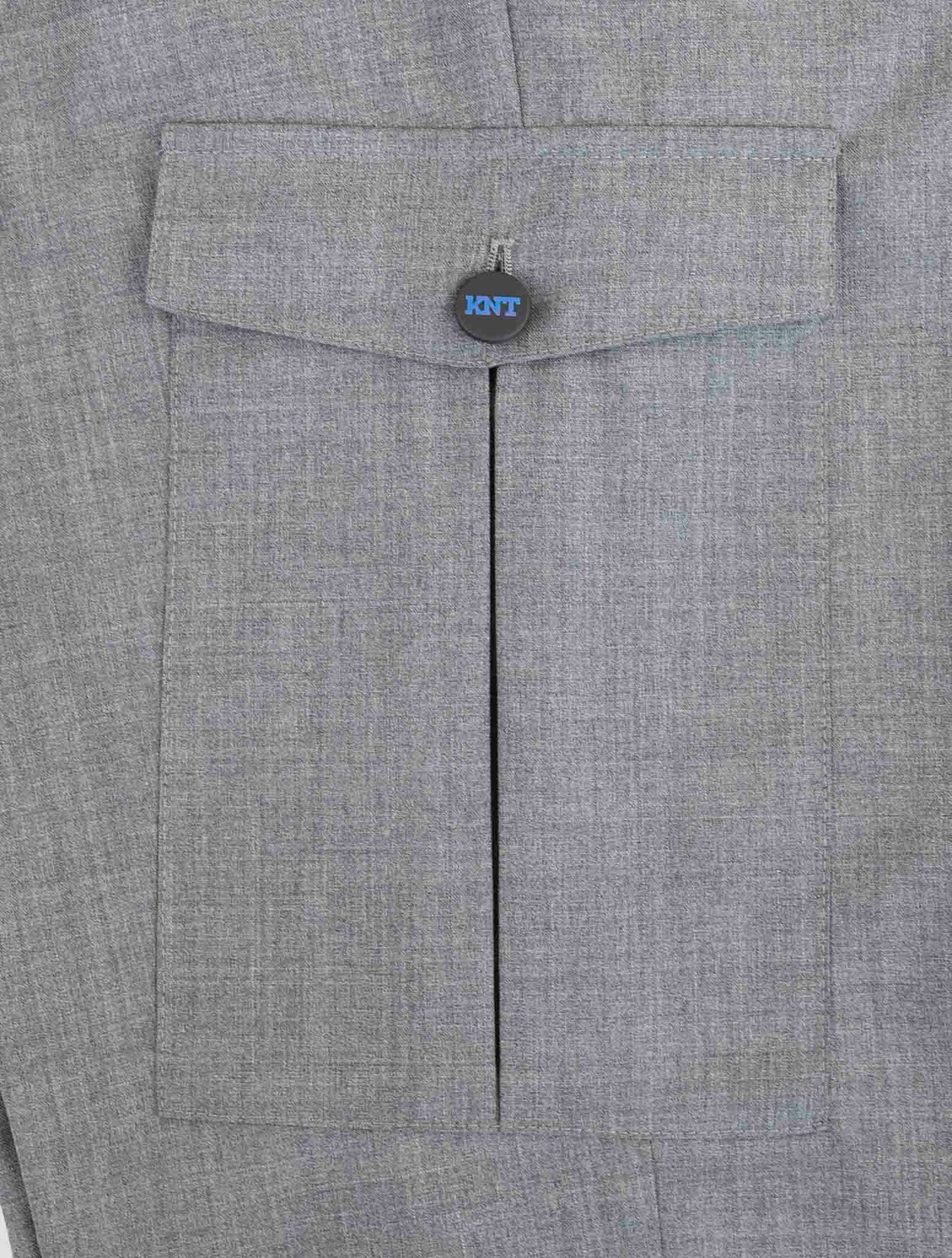 Kiton Knt Gray Wool Pants