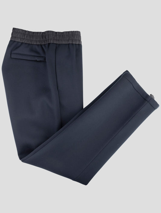 Kiton Knt Blue Modal Pants