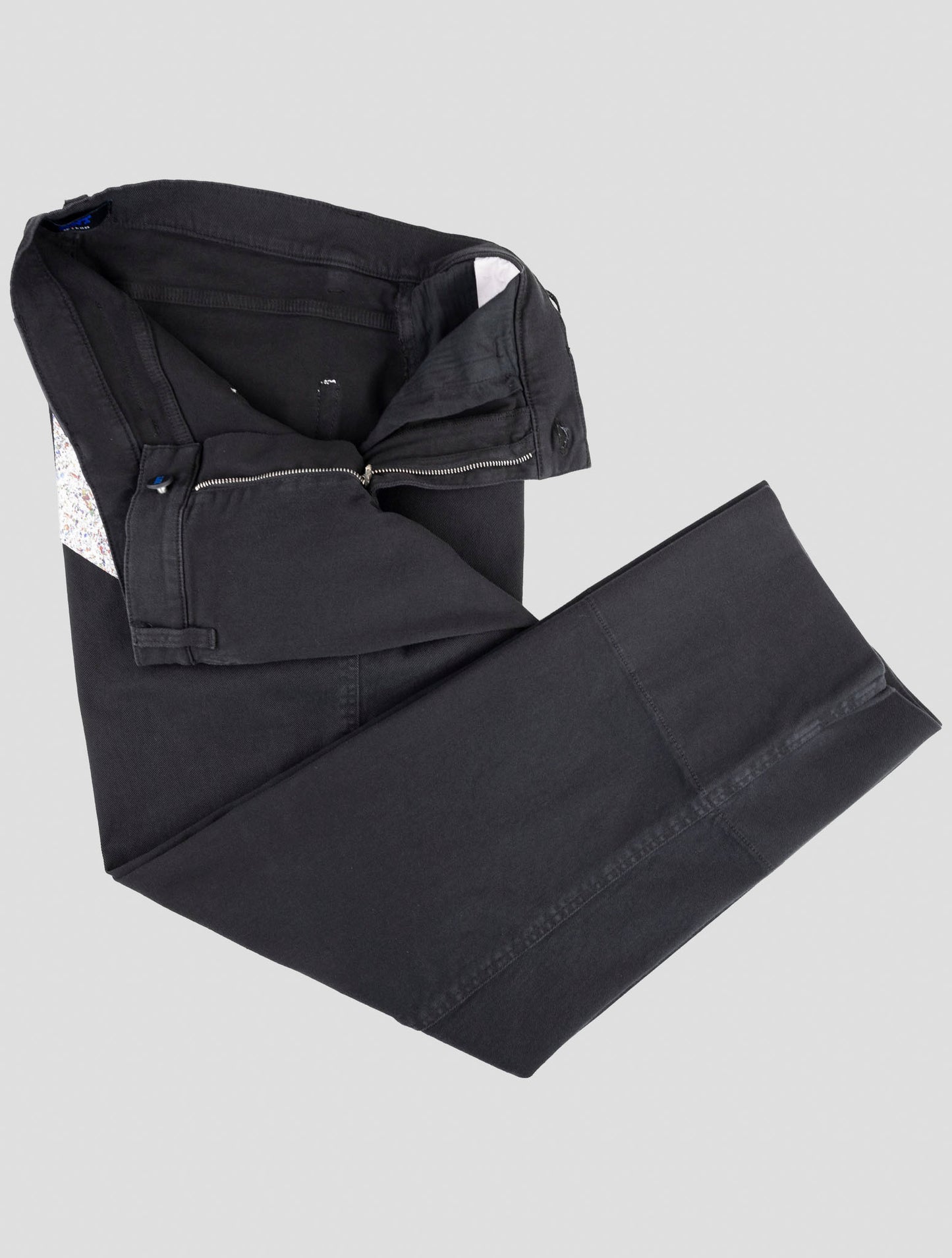 Kiton Knt Black Cotton Ea Jeans