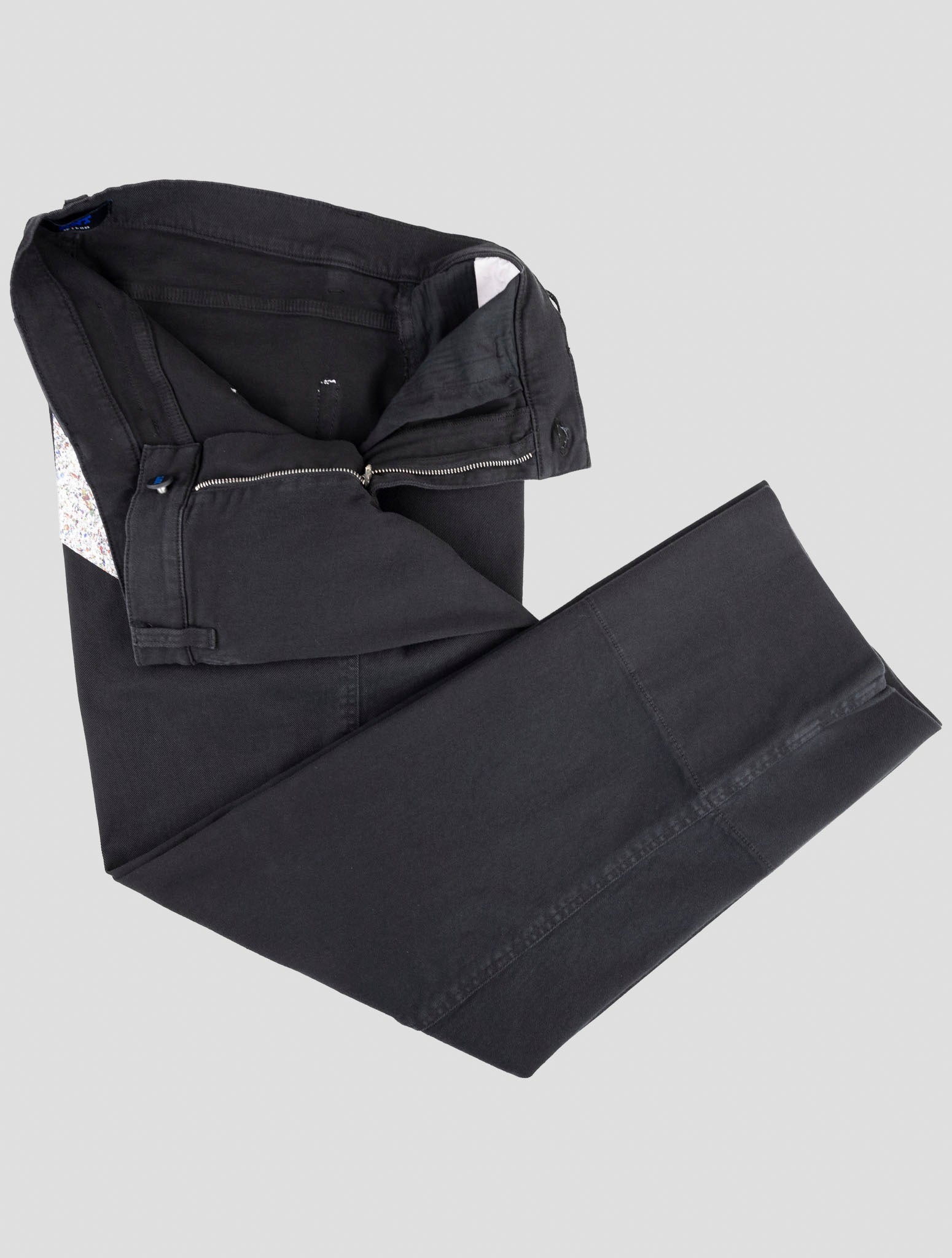 Kiton Knt Black Cotton Ea Jeans