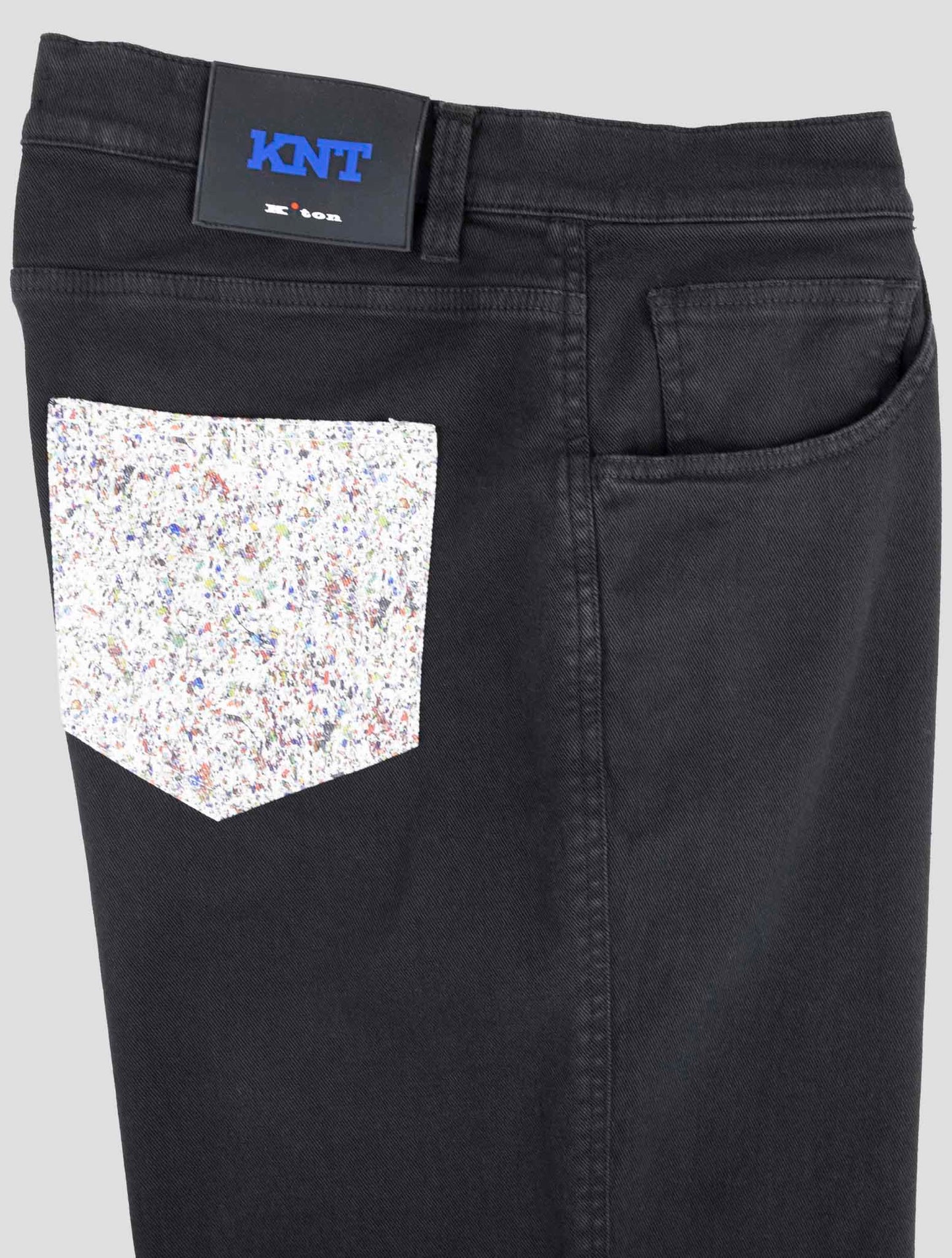 Kiton Knt Black Cotton Ea Jeans