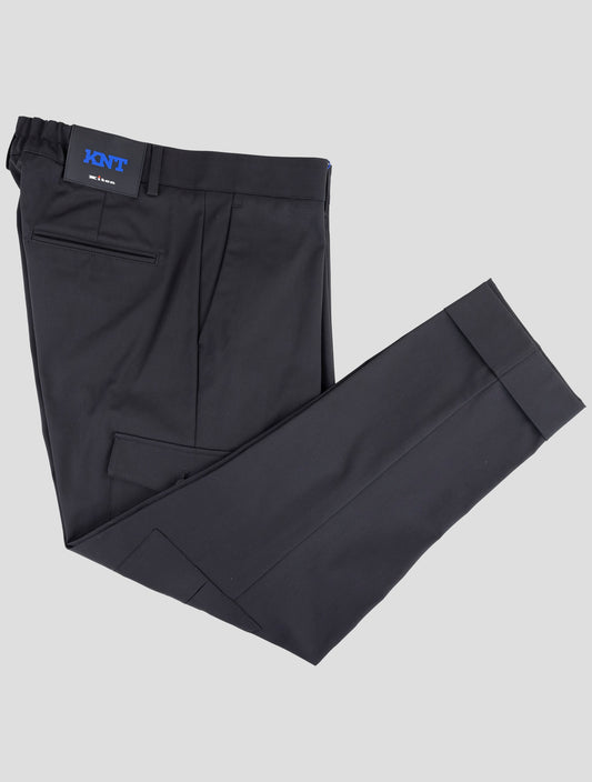 Kiton Knt Black Wool Pants