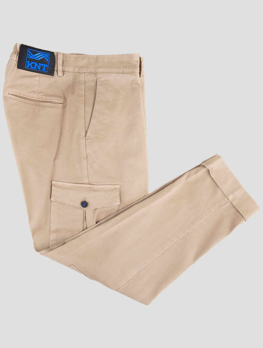 Kiton Knt Brown Cotton Ea Cargo Pants