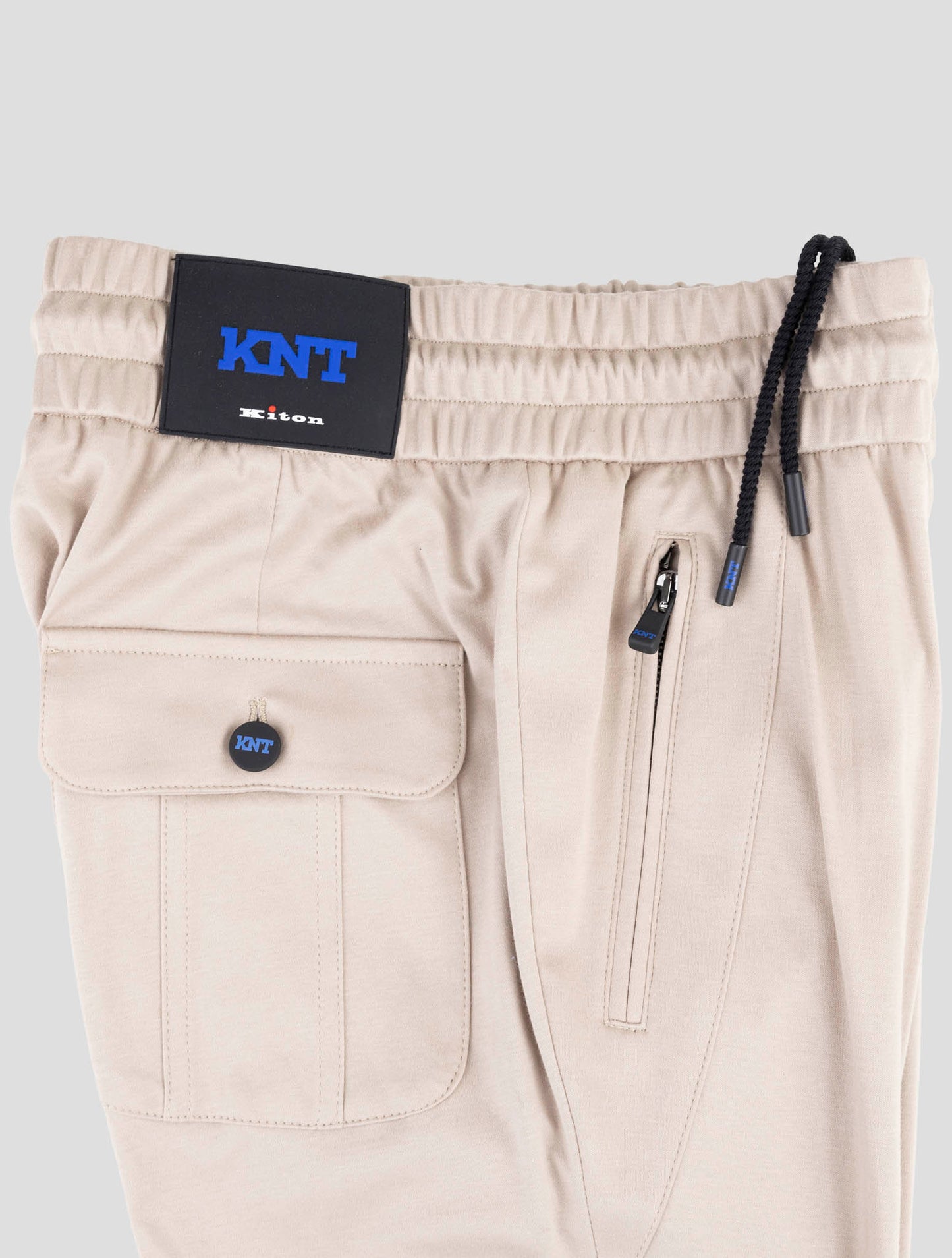 Kiton Knt Beige Cotton Cargo Pants