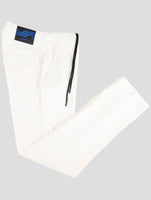 Kiton Knt White Cotton Cashmere Ea Pants