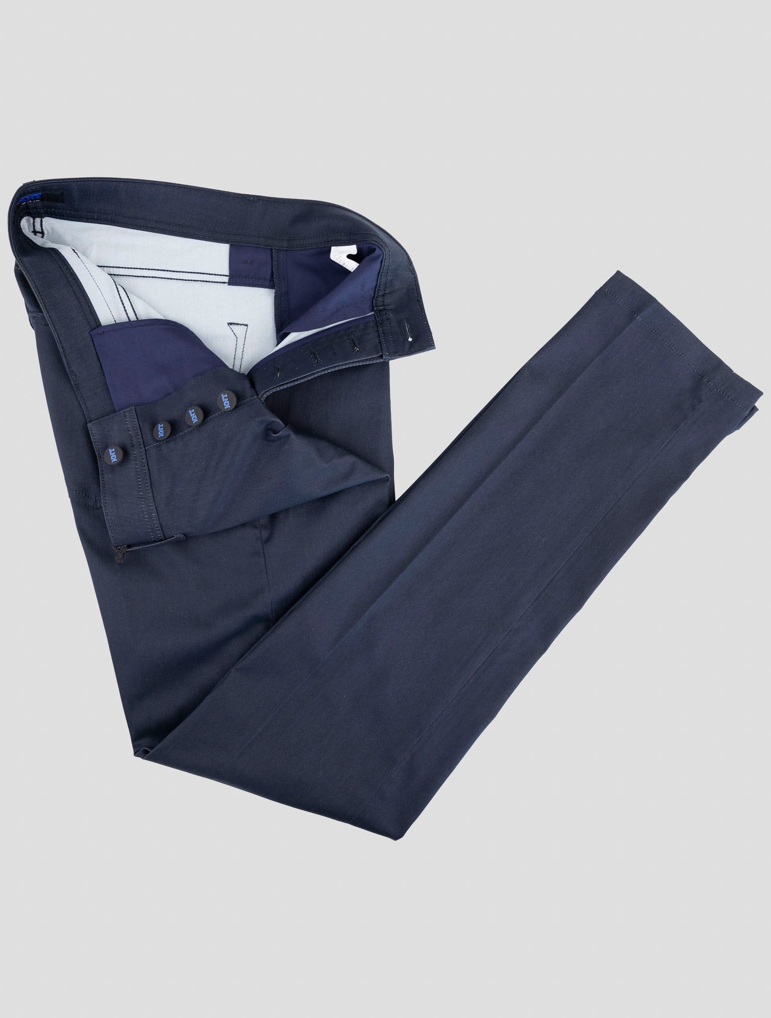 Kiton Knt Blue Cotton Pa Ea Jeans