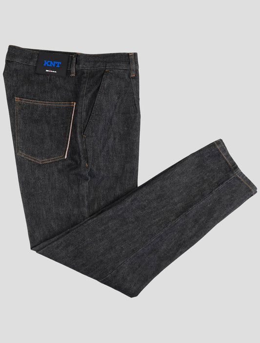 Kiton Knt Black Cotton Pe Pants