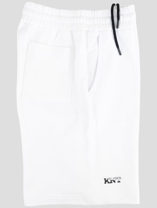 Kiton Knt White Cotton Short Pants