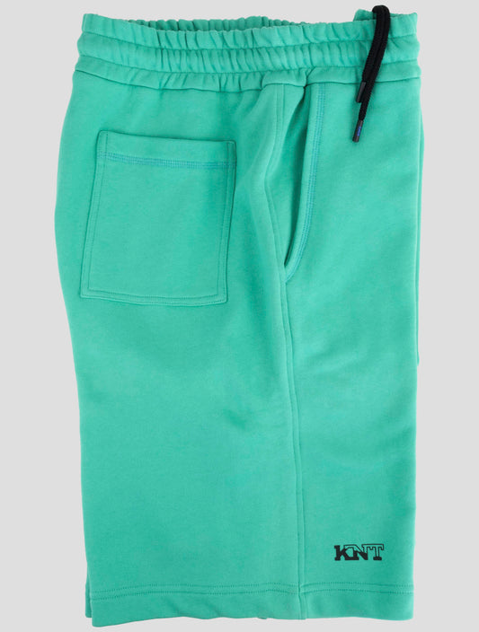 Kiton Knt Green Cotton Short Pants