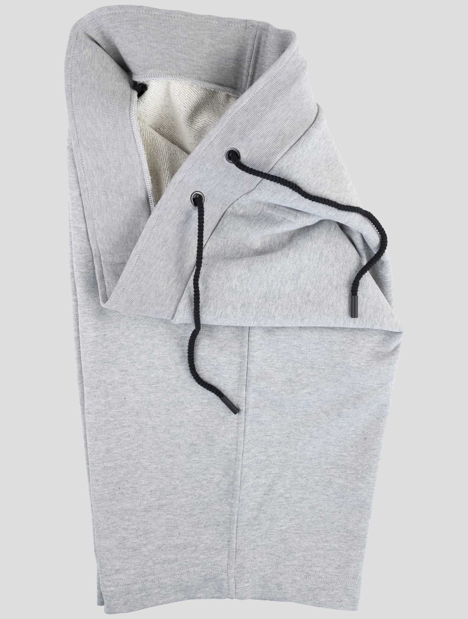 Kiton Knt Gray Cotton Short Pants