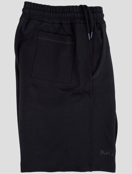 Kiton Knt Black Cotton Short Pants