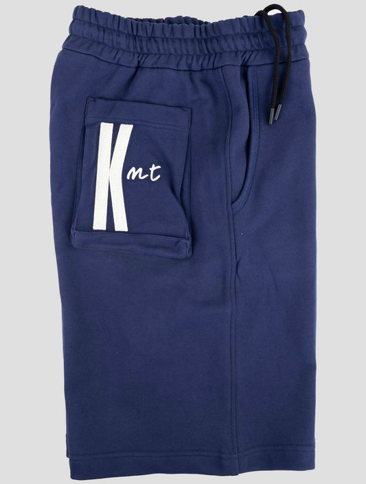 Kiton Knt Blue Cotton Short Pants