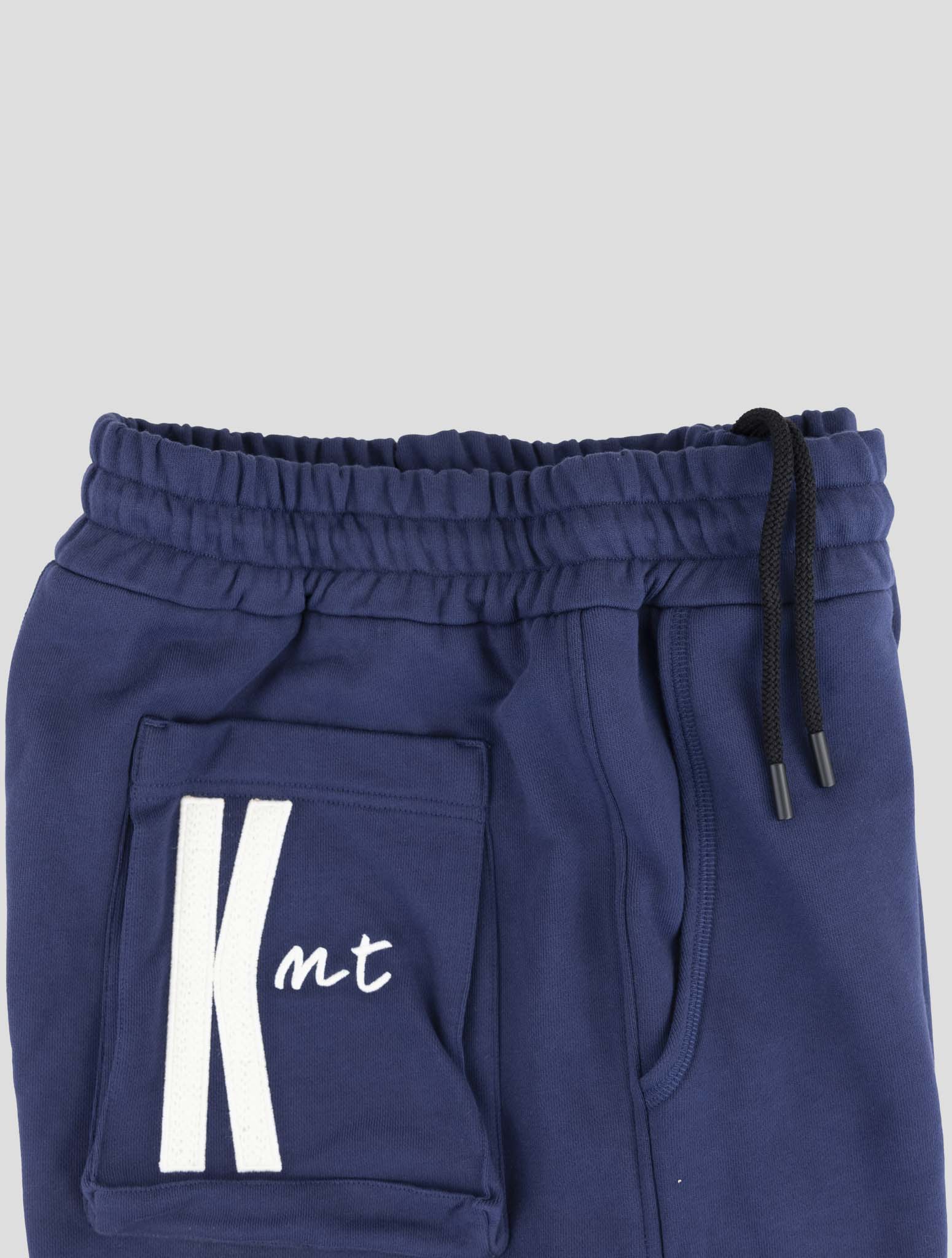 Kiton Knt Blue Cotton Short Pants