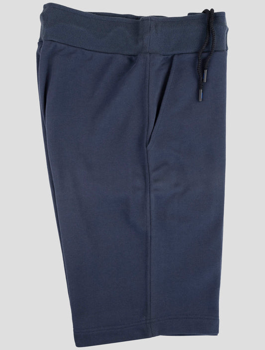 Kiton Knt Blue Cotton Short Pants