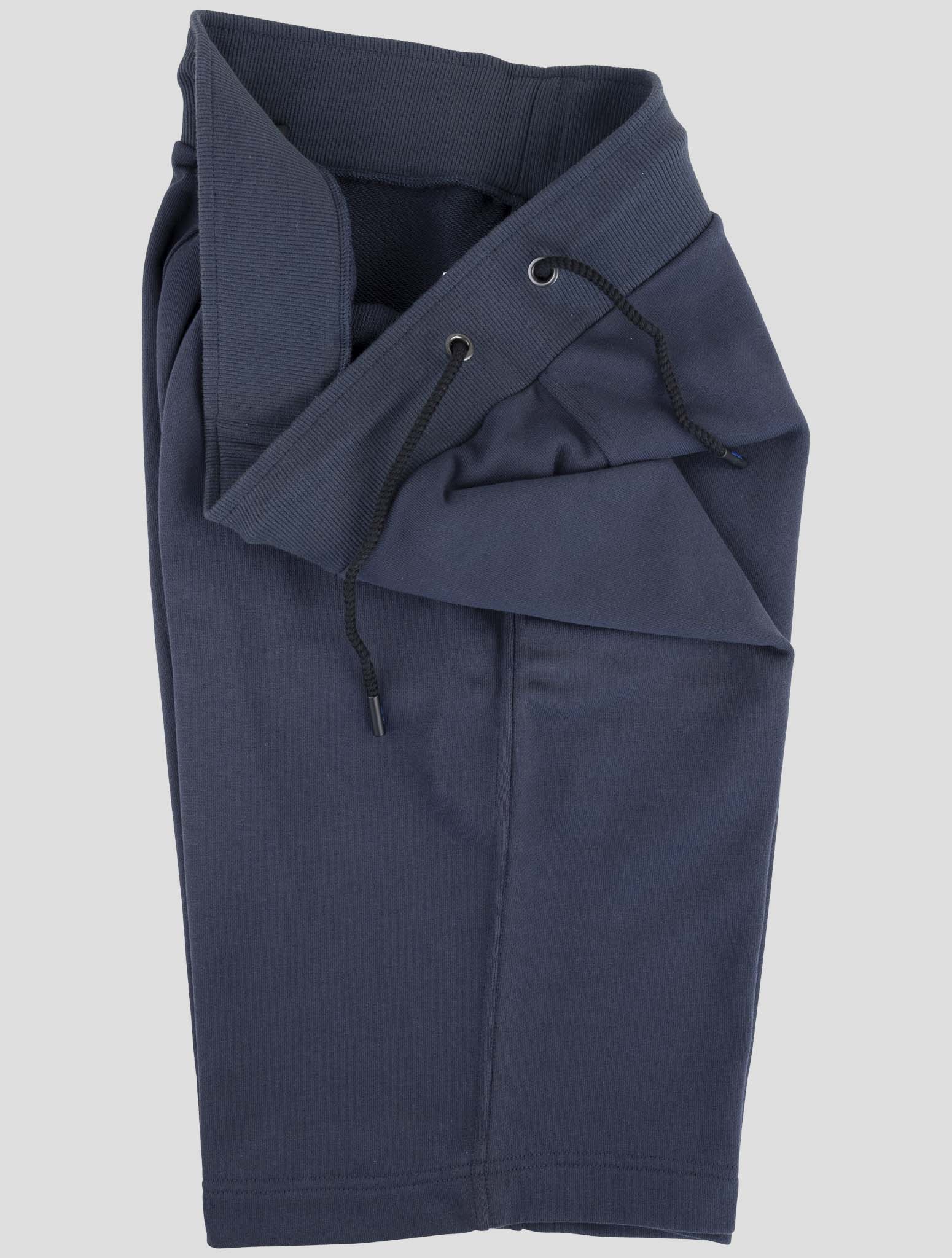 Kiton Knt Blue Cotton Short Pants