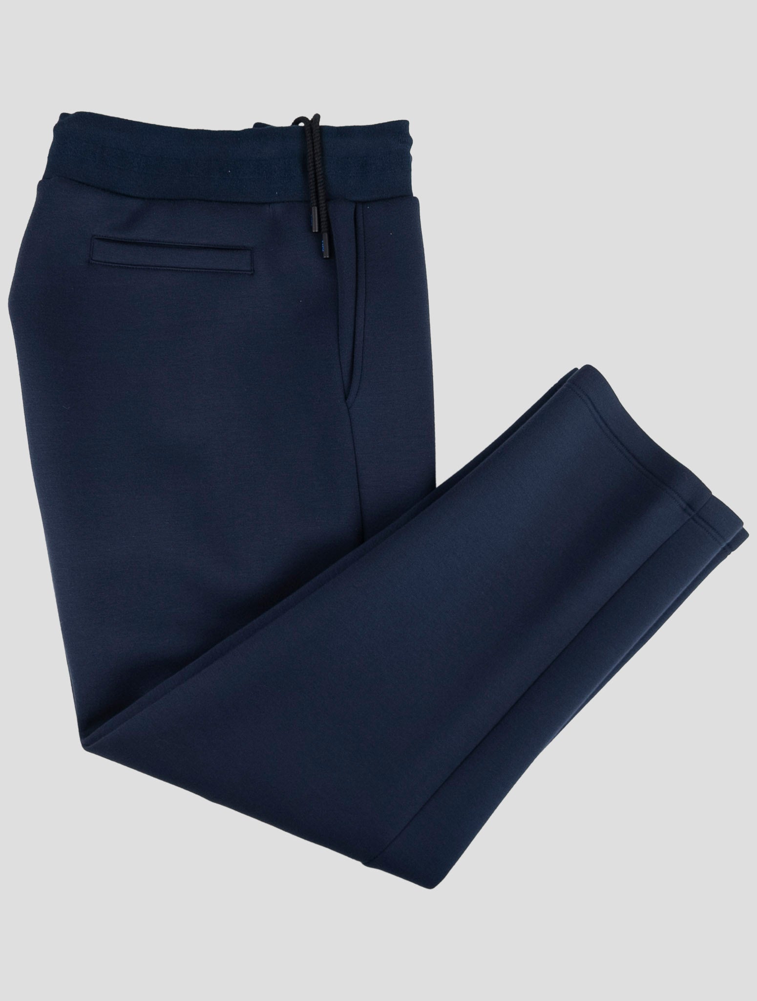 Kiton Knt Blue Viscose Ea Jogging Pants