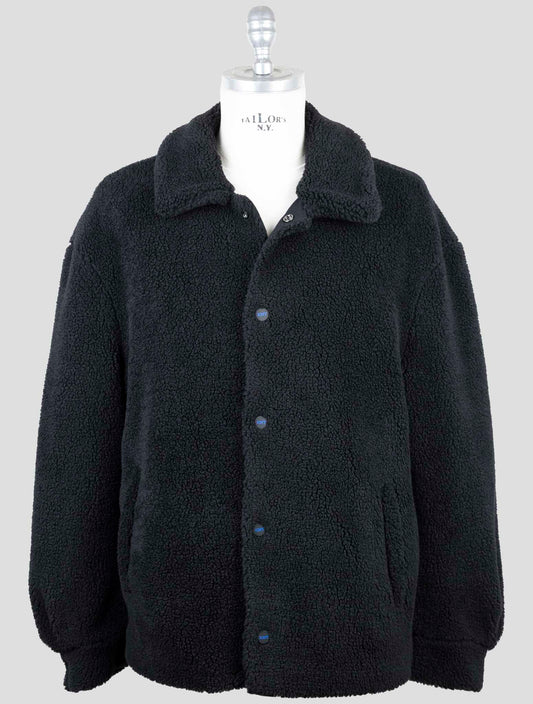 Kiton Knt Black Pc Pl Coat