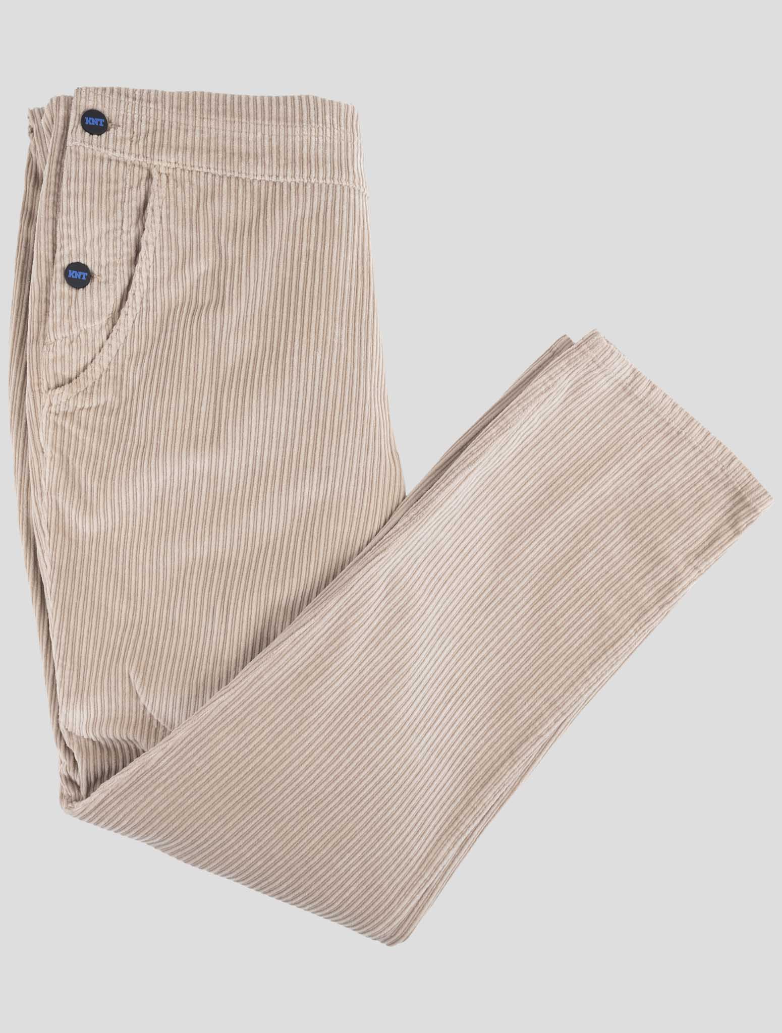 Kiton Knt Brown Cotton Ea Velvet Salopette