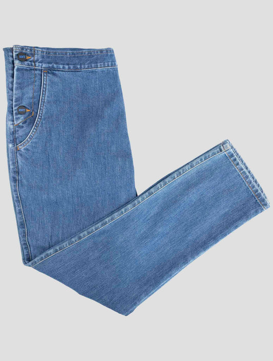 Kiton Knt Denim Cotton Pe Salopette