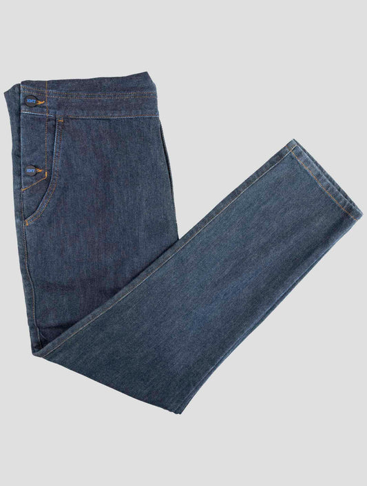 Kiton Knt Denim Cotton Pe Salopette