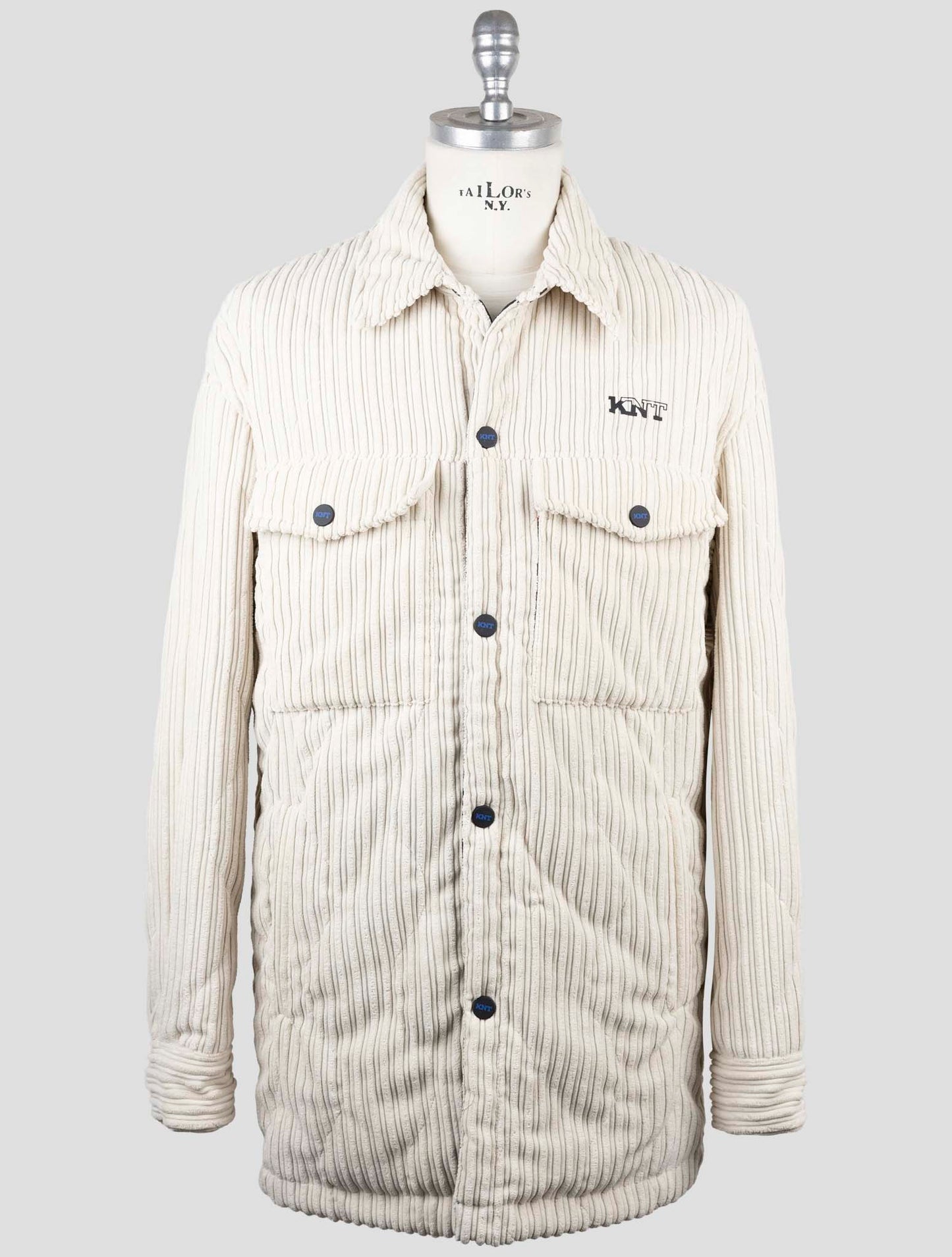Kiton Knt White Pl Pa Velvet Coat