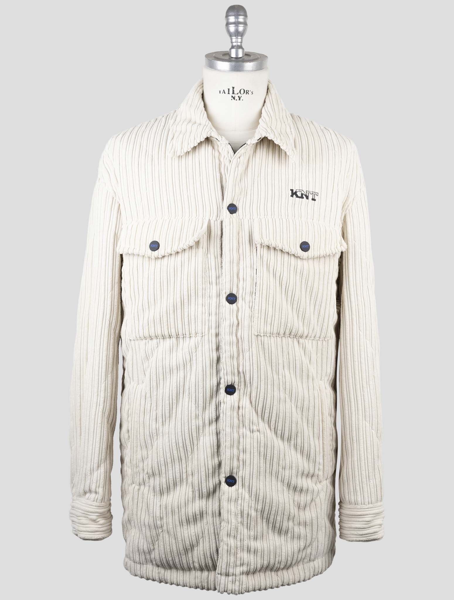 Kiton Knt White Pl Pa Velvet Coat