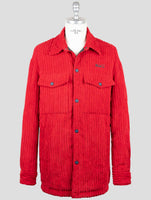 Kiton Knt Red Pl Pa Velvet Coat