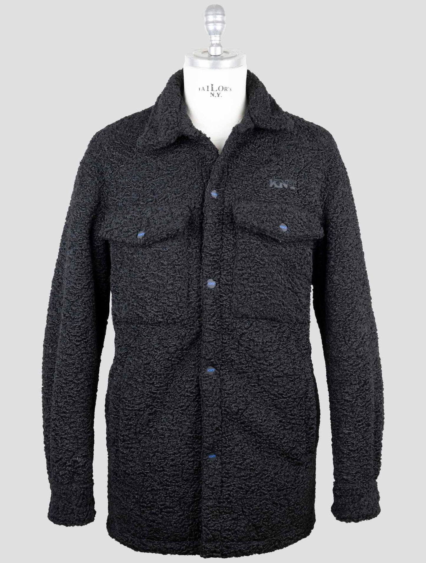 Kiton Knt Black Pl Pa Ea Coat