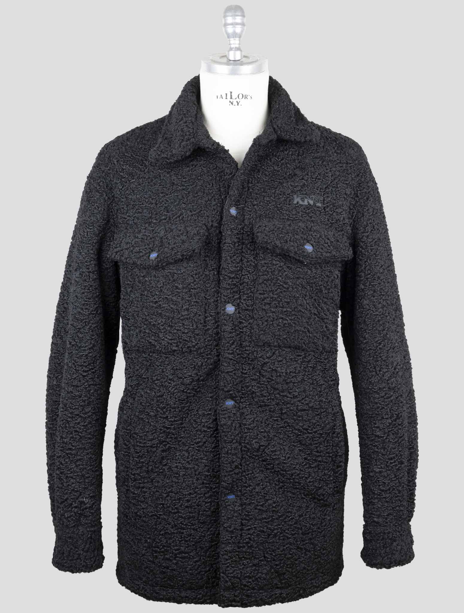 Kiton Knt Black Pl Pa Ea Coat